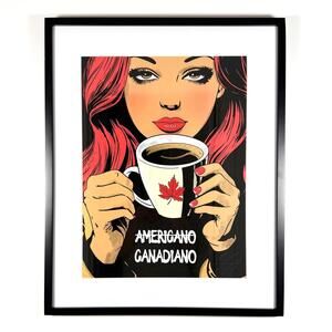 Whatisadam - Canadiano Limited Edition 1/50 Framed Print Pop Canadian Street Art